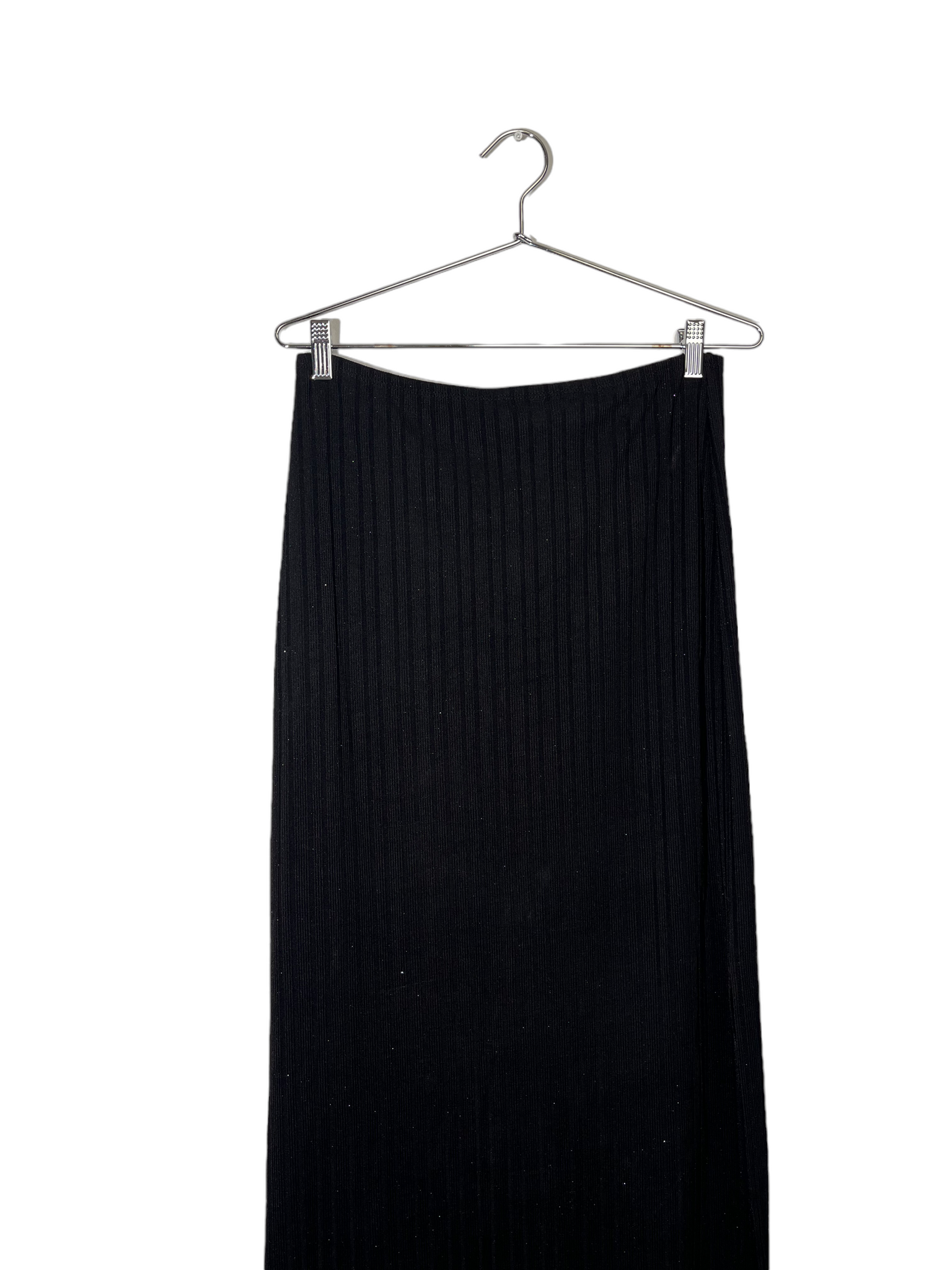 Vintage Maxi Black Sparkly Skirt