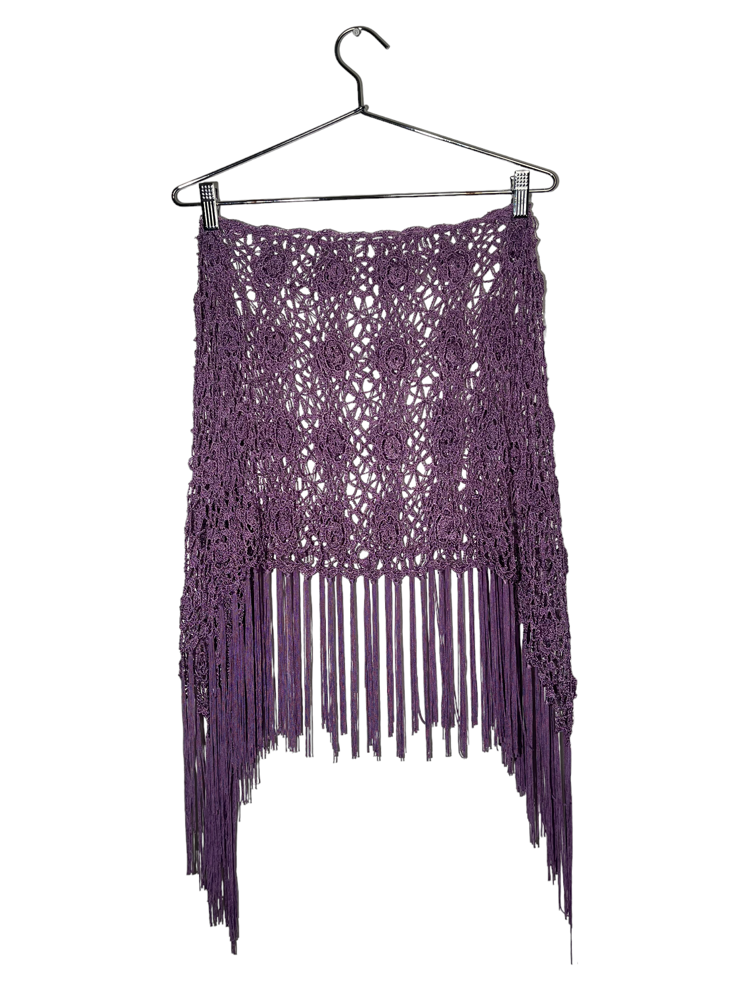 Purple Crochet Shawl