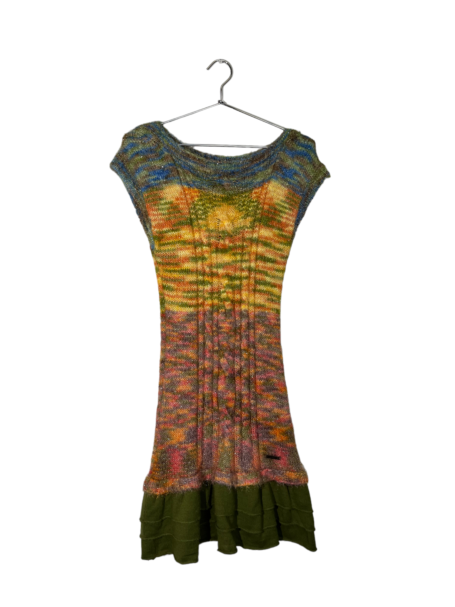 Midi Knitted Multicolor Dress