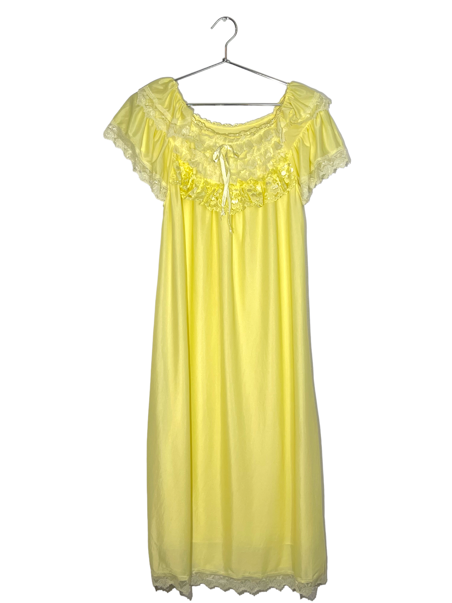 Pastel Yellow Nightgown