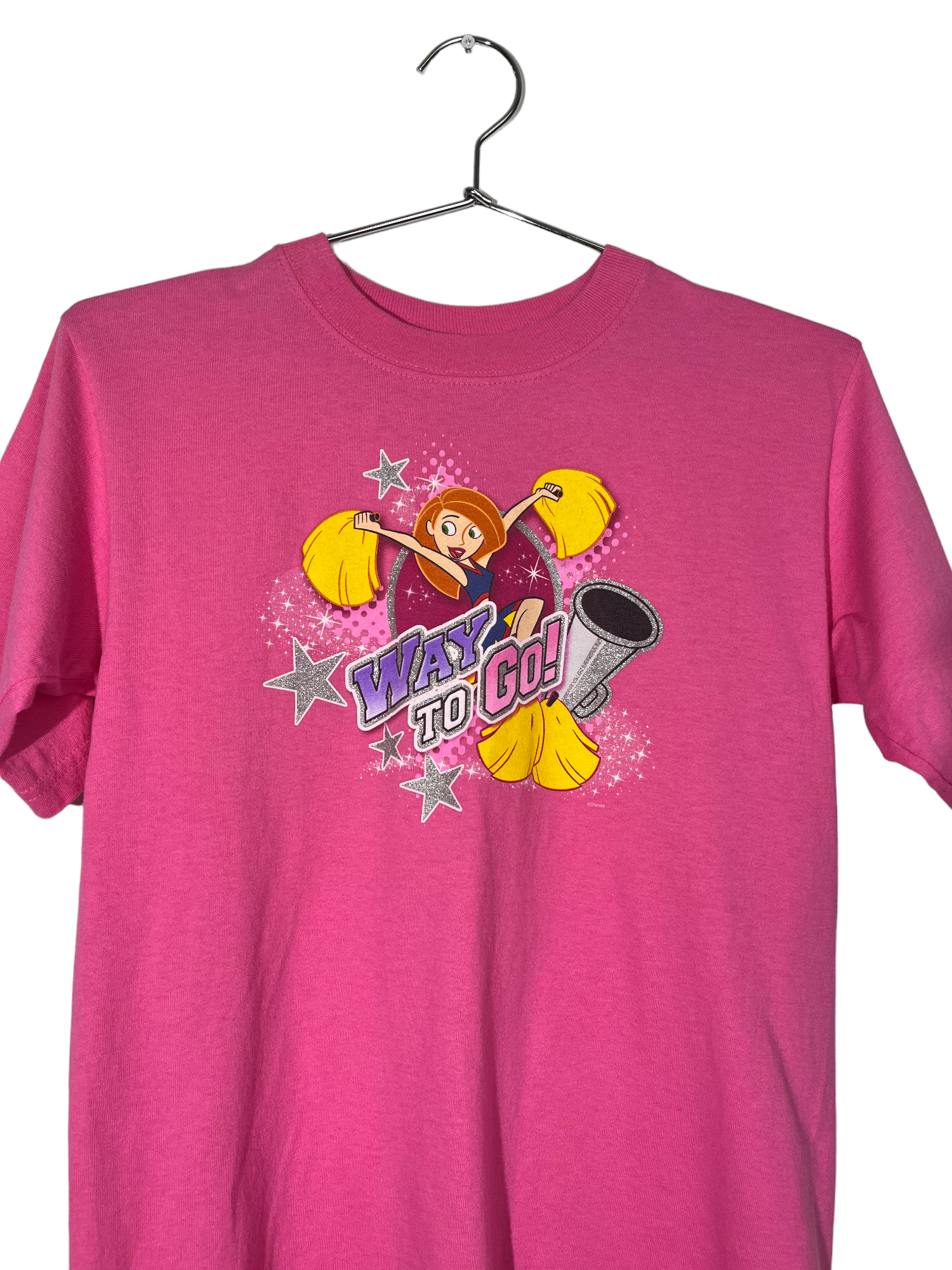 Vintage "Disney" Kim Possible Cheerleader Pink Tee