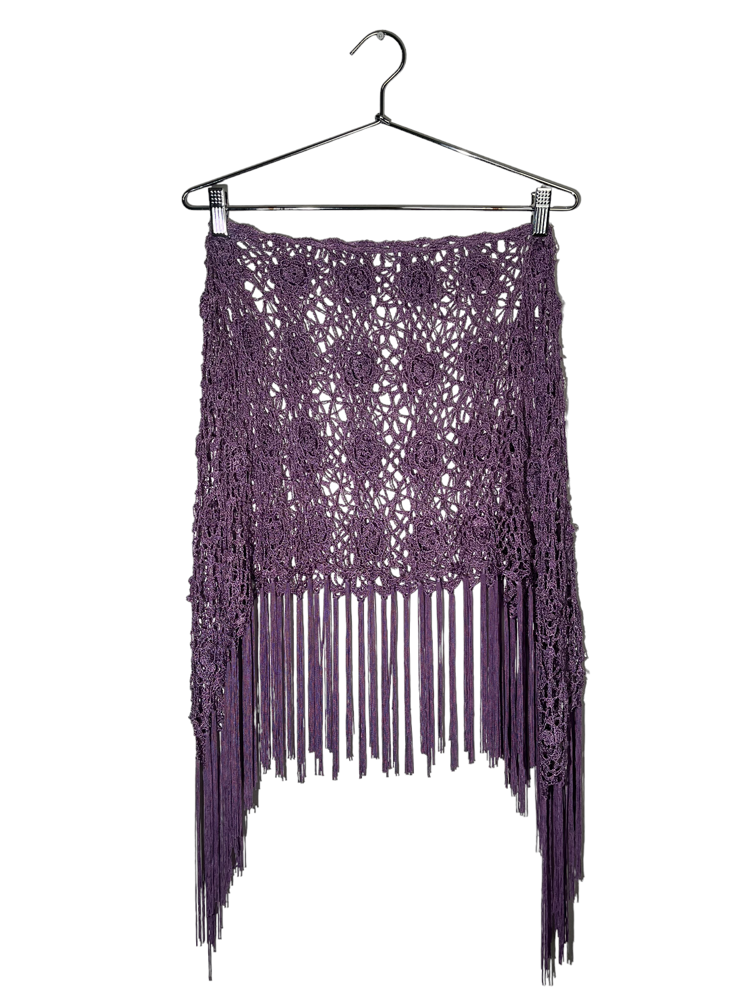 Purple Crochet Shawl