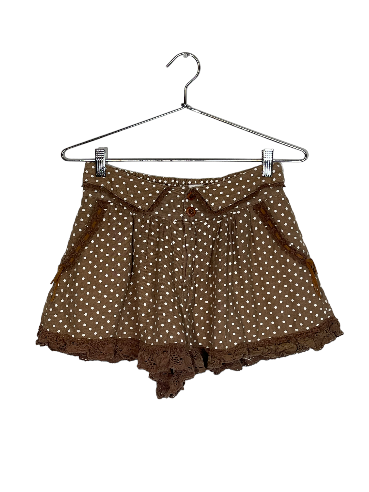 Brown Polka Dot Shorts