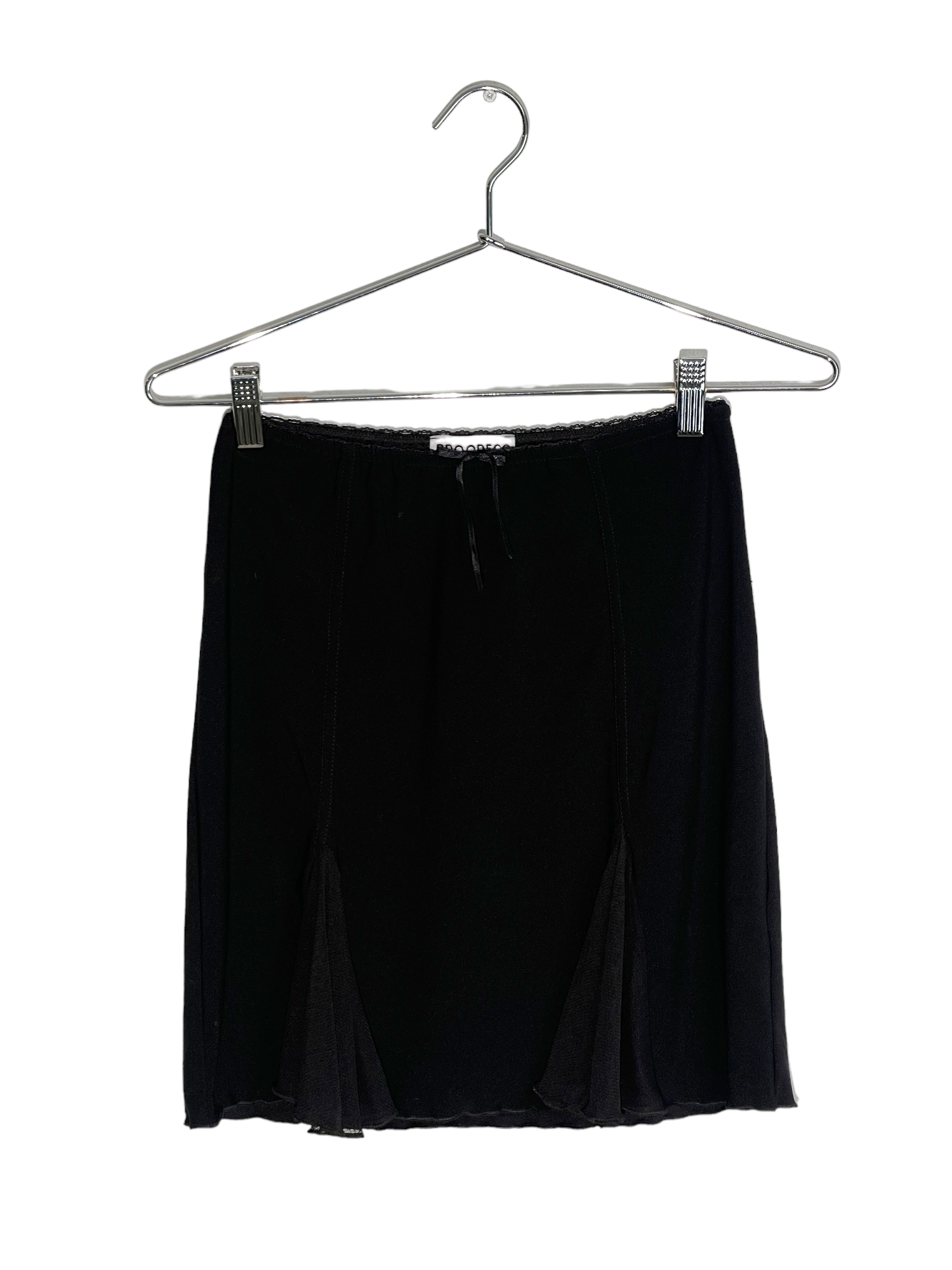 Progress Black Midi Skirt