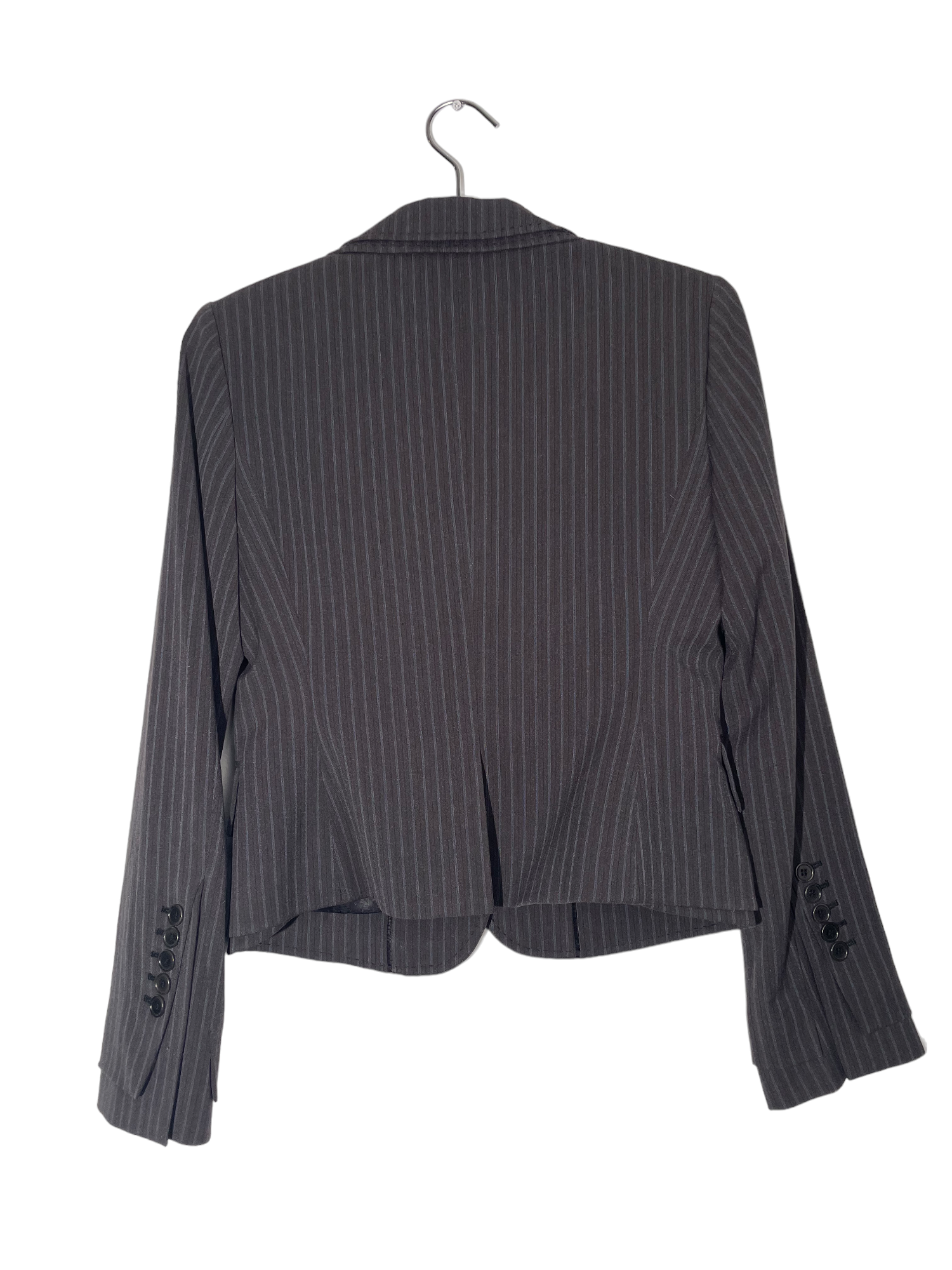 BCBG Grey Striped Blazer