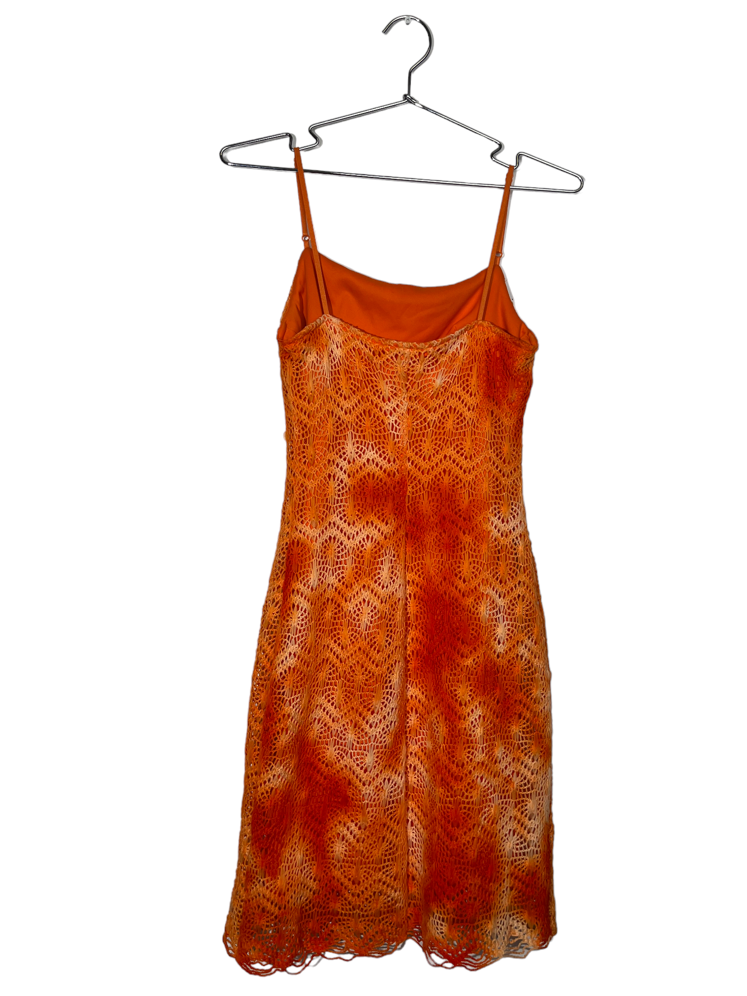 Orange Tie Dye Dress