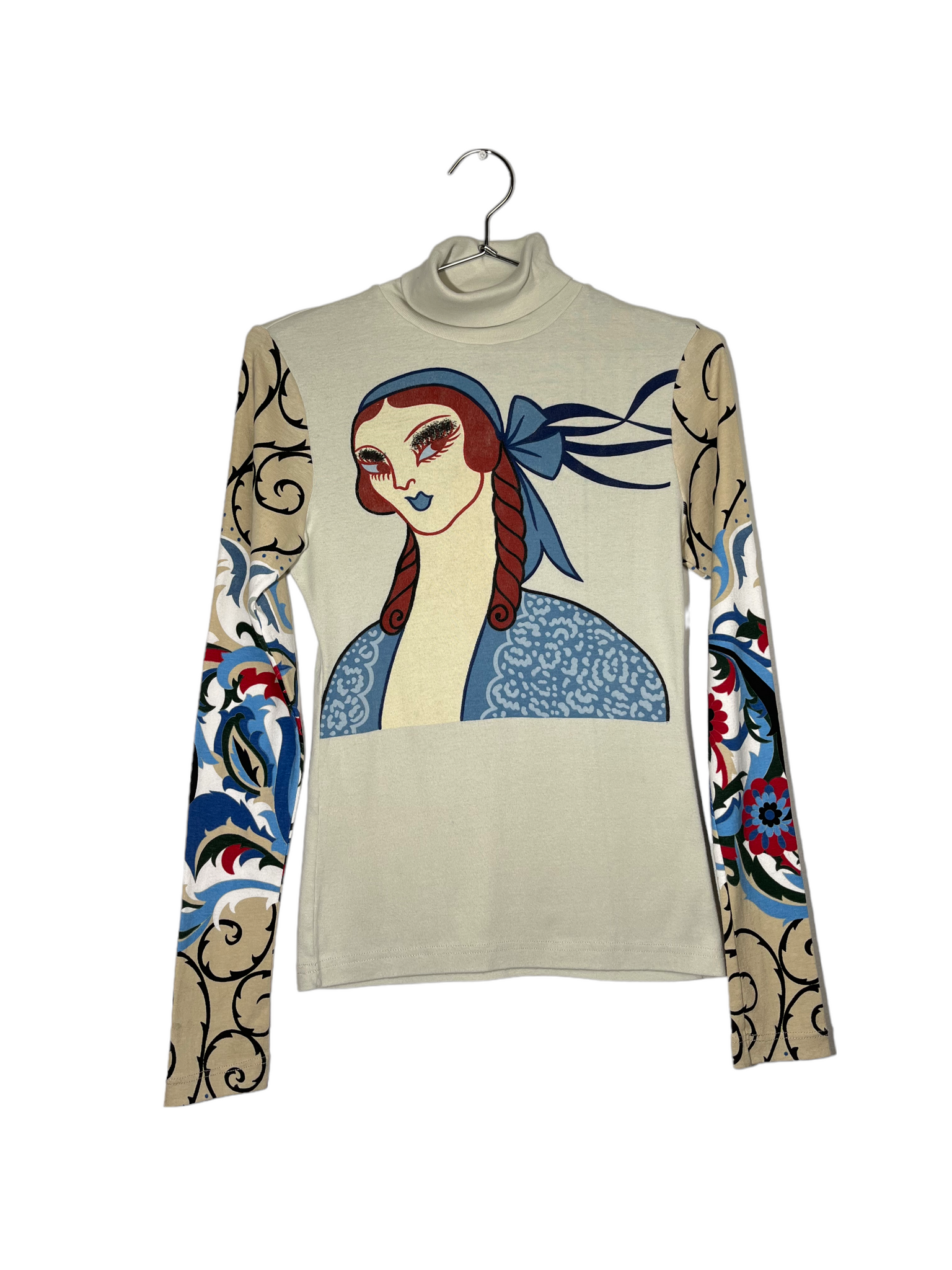 Custo Woman Graphic Long Sleeve Top