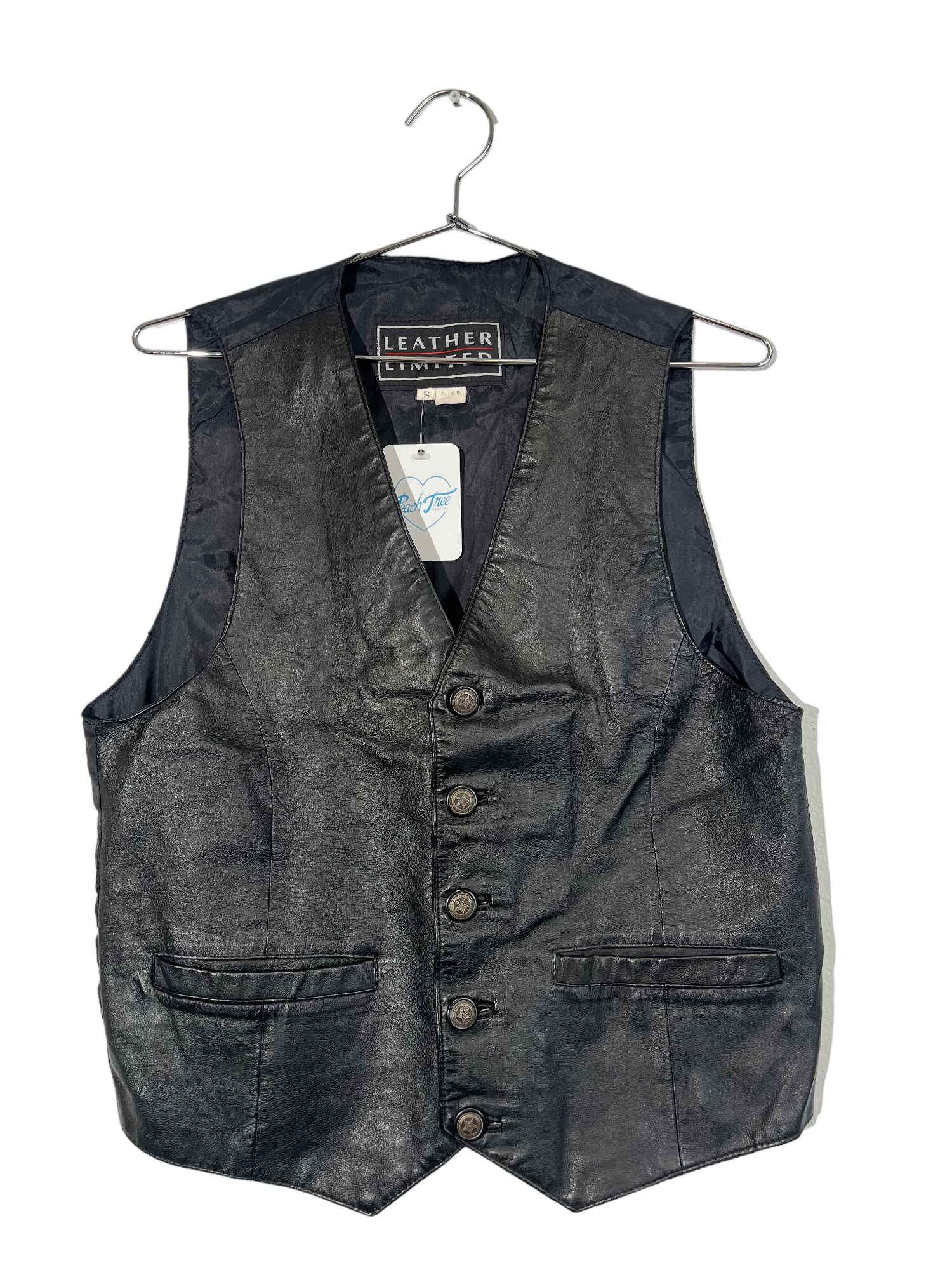 Leather Limited Black Vest