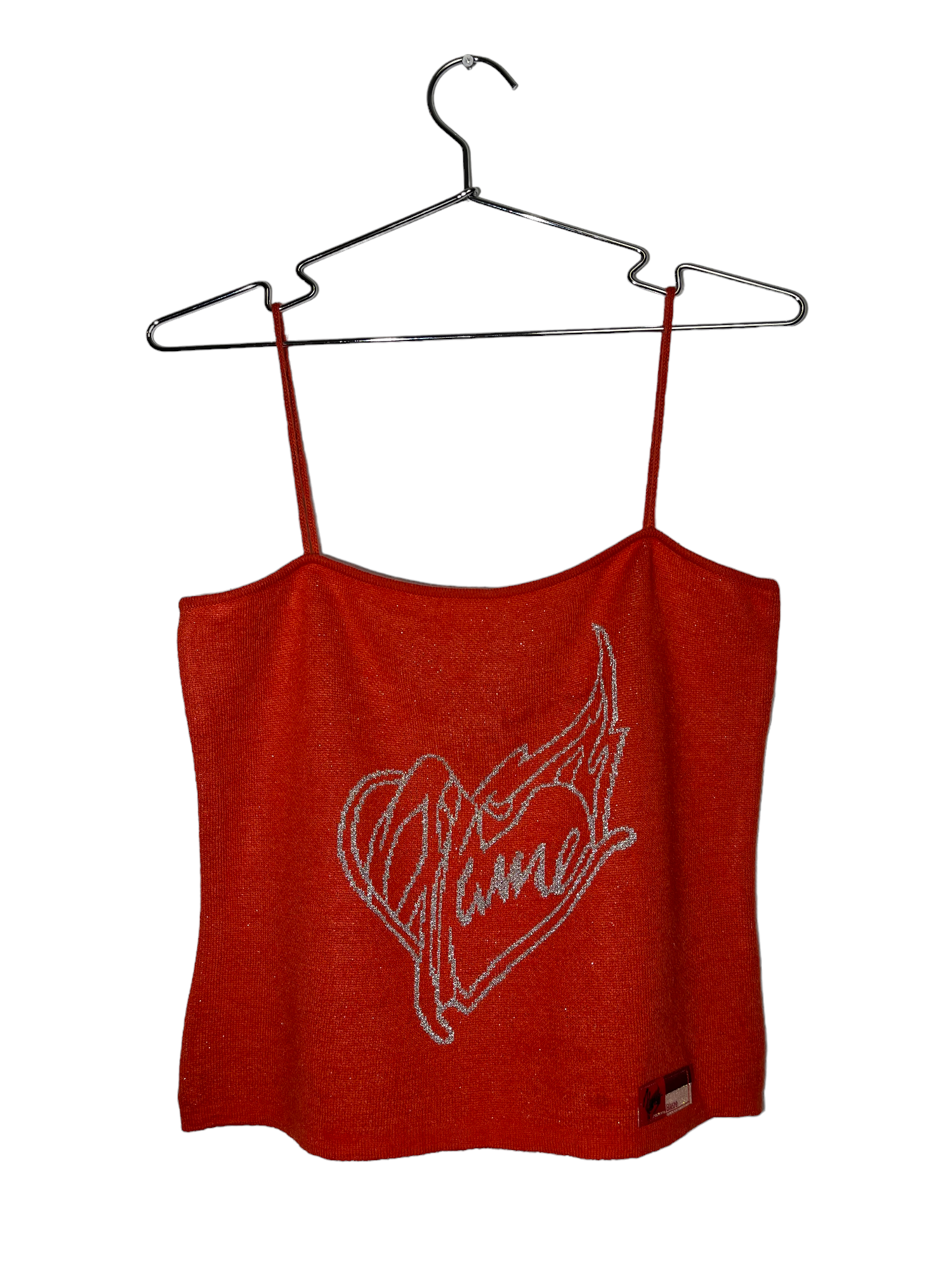 Dead Stock Orange & Silver Knit Tank