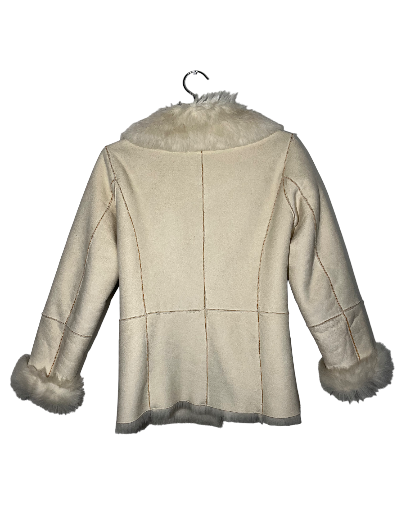 Cream Furry Winter Coat