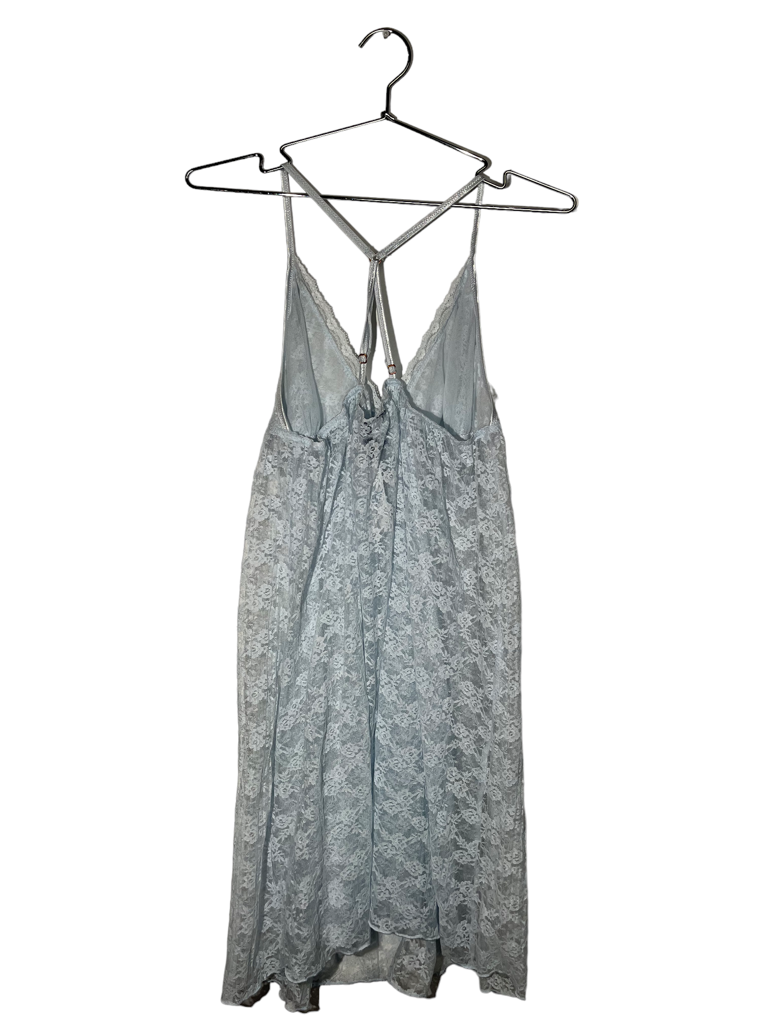 Blue Lace Slip Dress