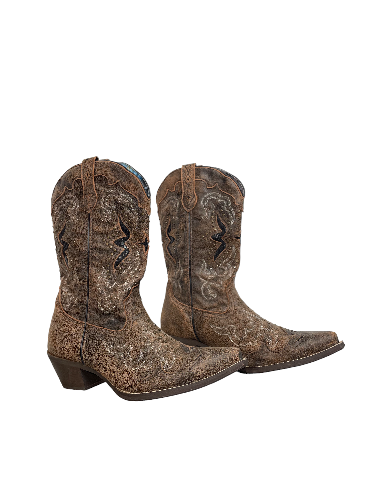 Laredo Studded Cowboy Boots