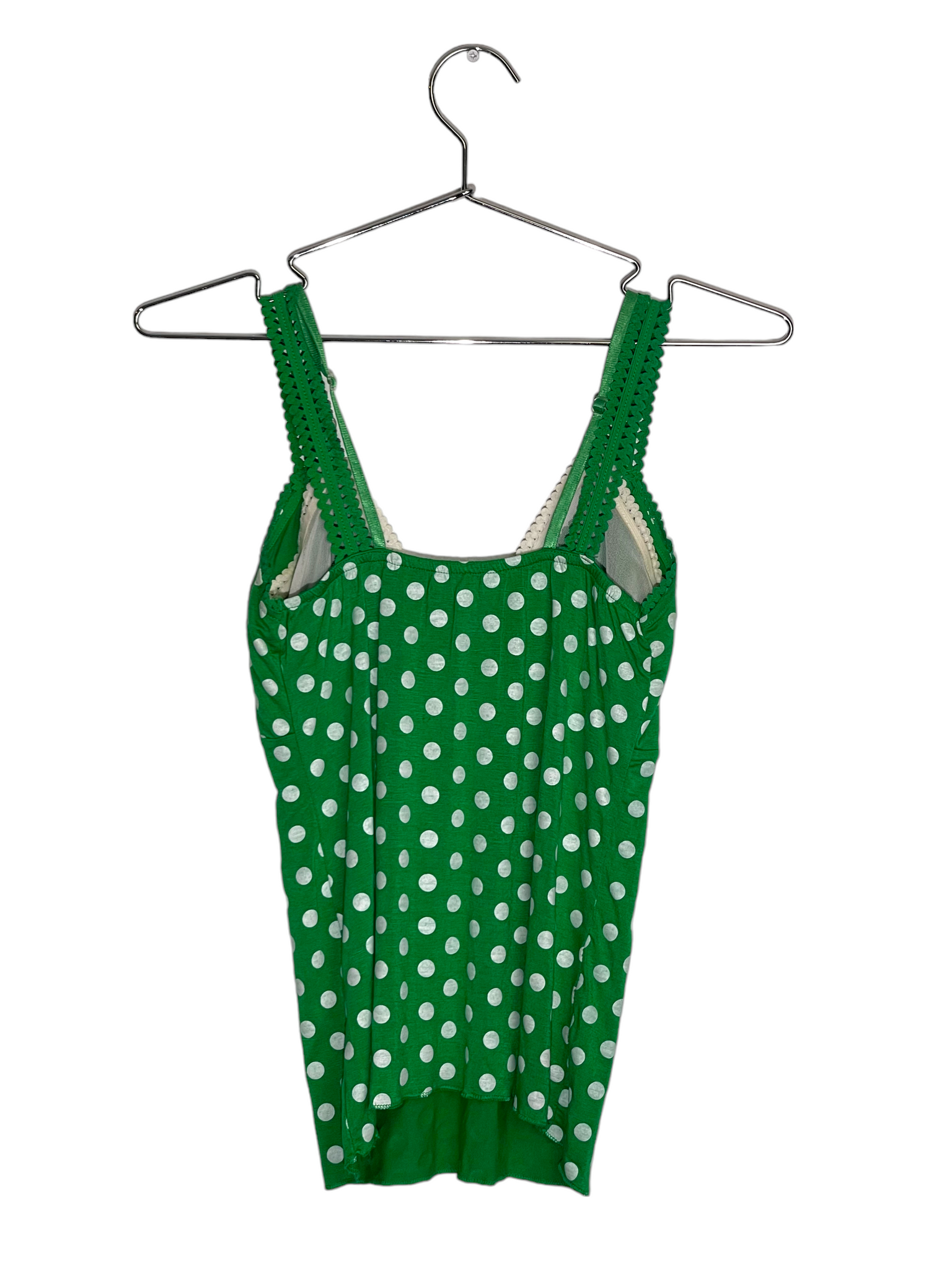 Green Dotted Cami Top