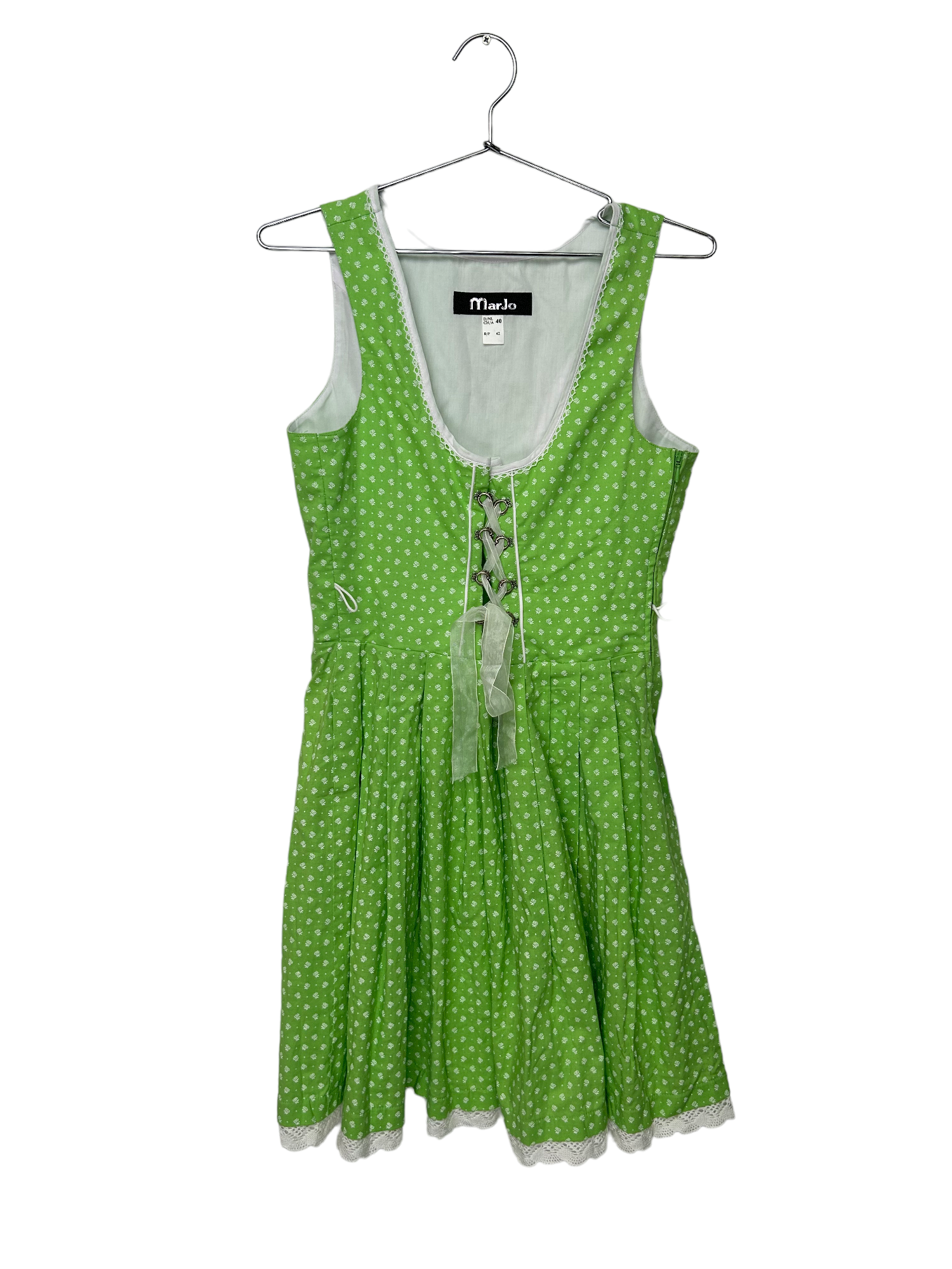 Neon Green Prairie Dress