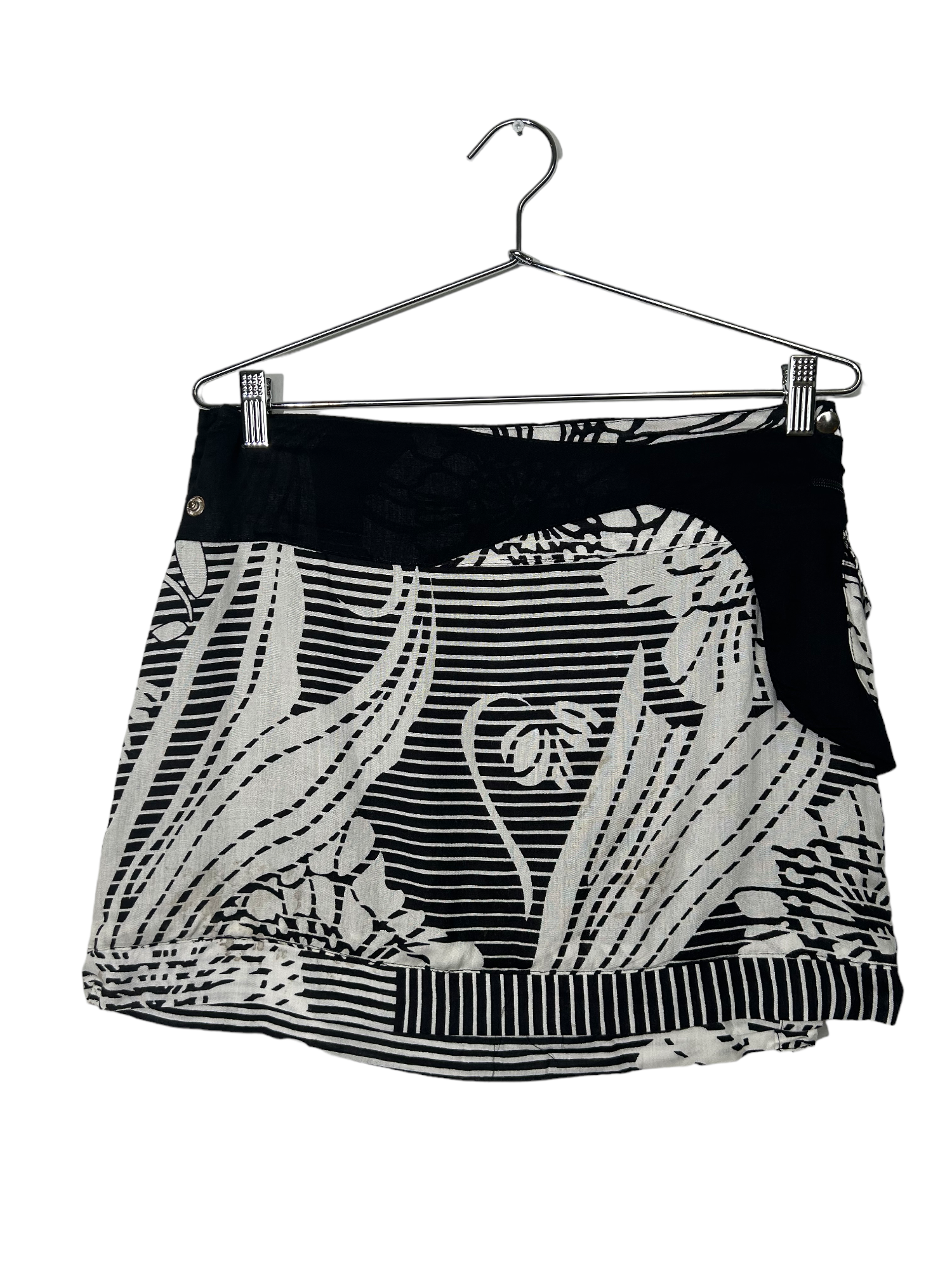 Black & White Reversible Skirt