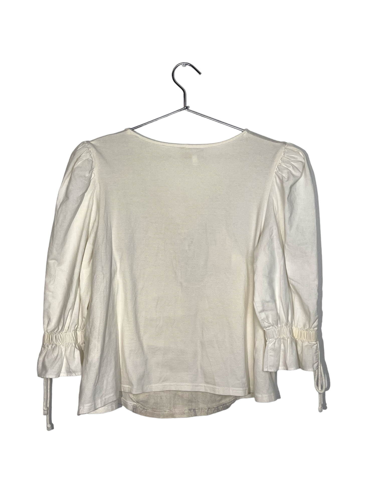 Country Line Blouse With Puffy Sleeves