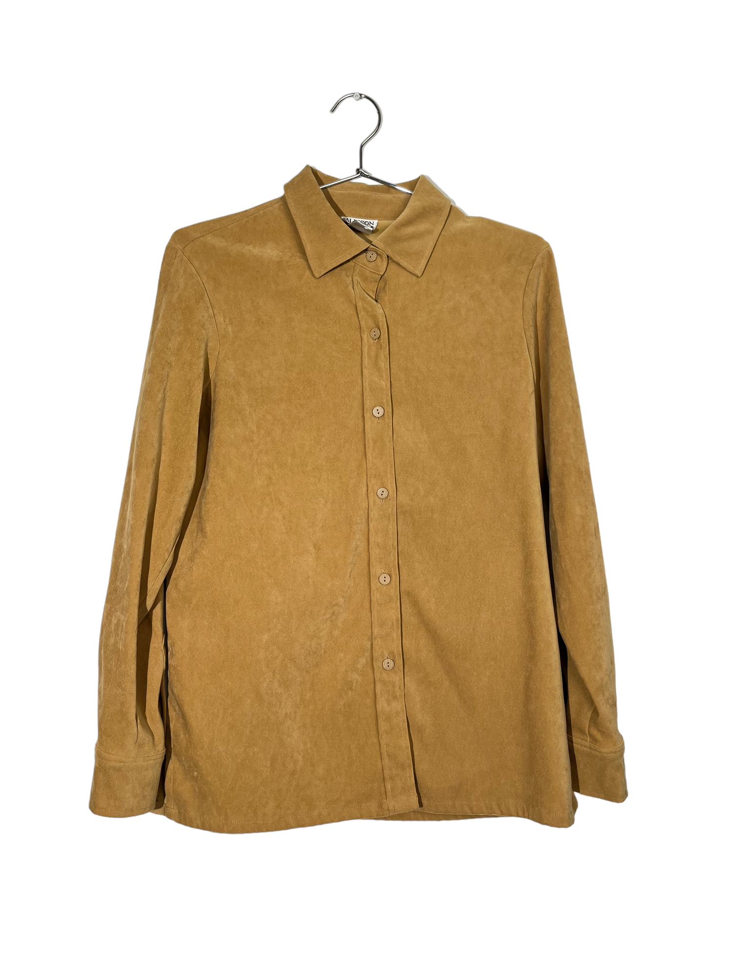 Tan Long sleeve Button Up