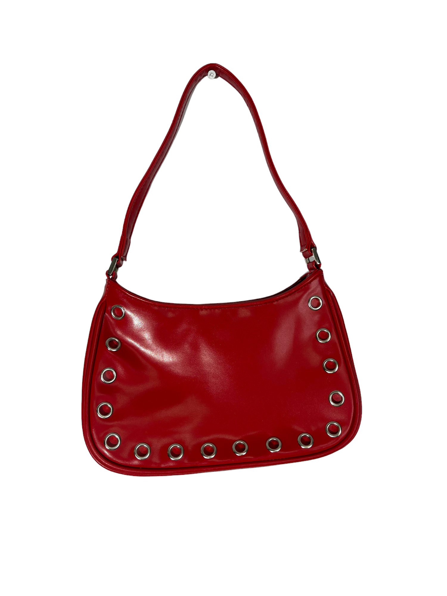 Red Eyelet Purse