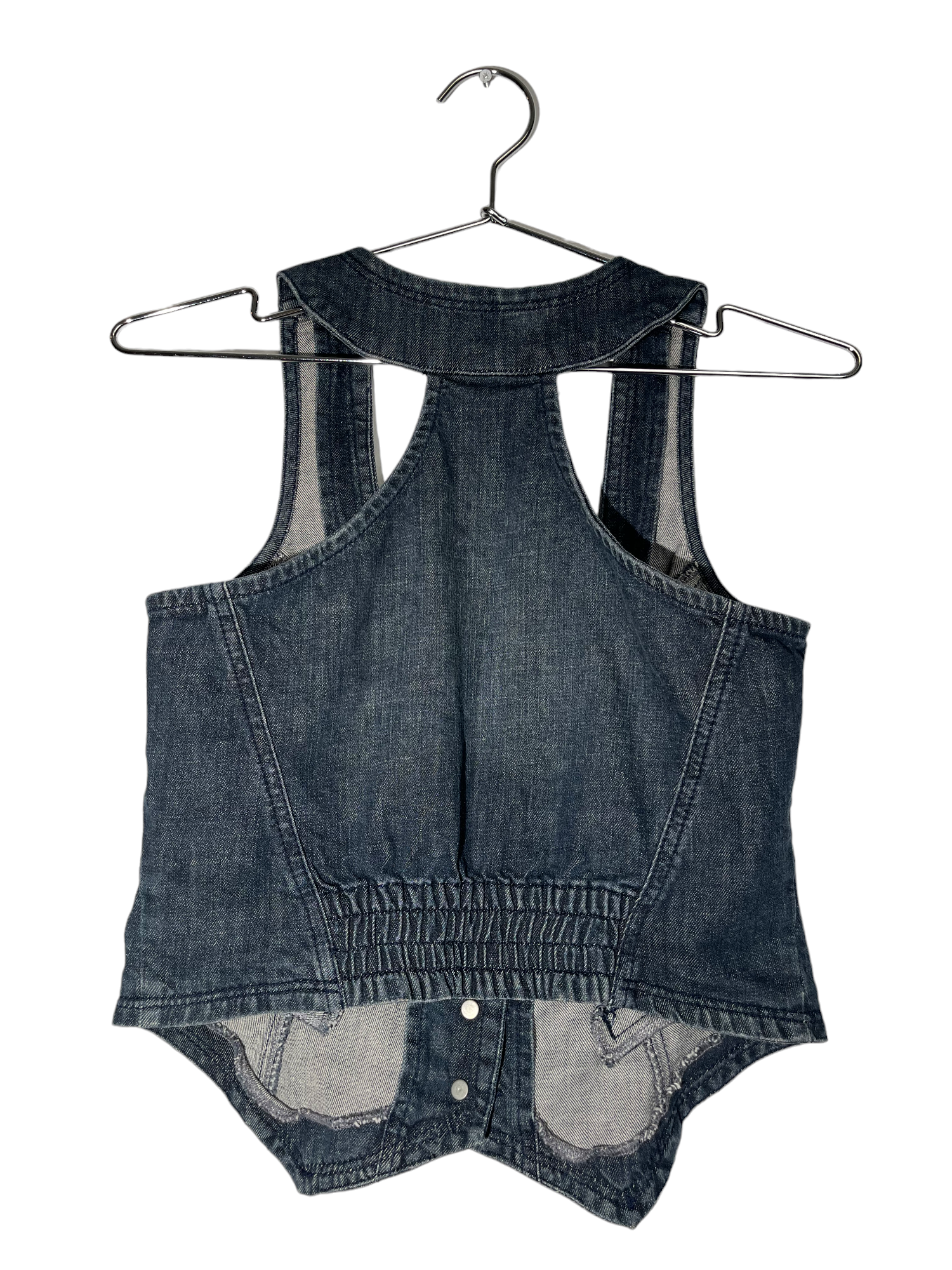 Dark Wash Denim Vest