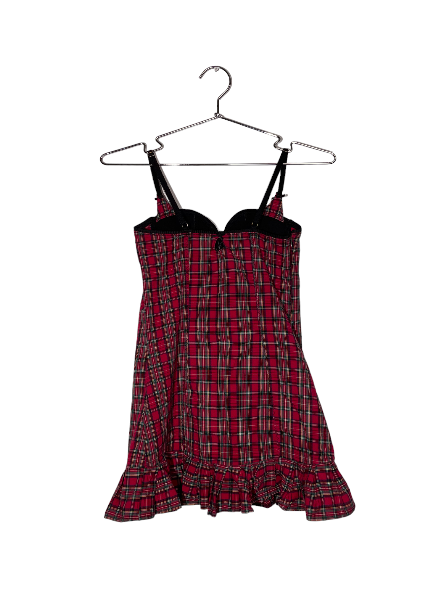 Plaid Print Mini Dress