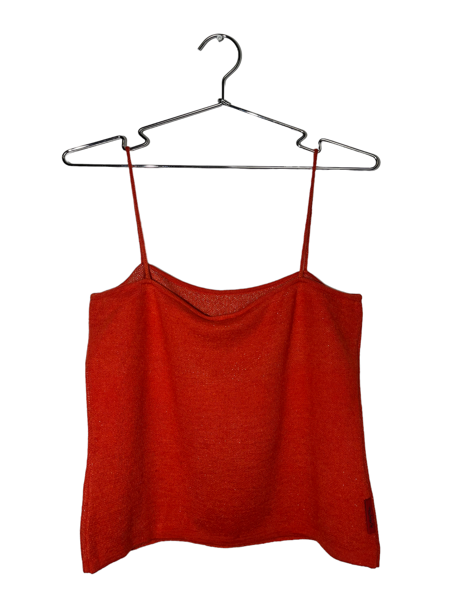 Dead Stock Orange & Silver Knit Tank