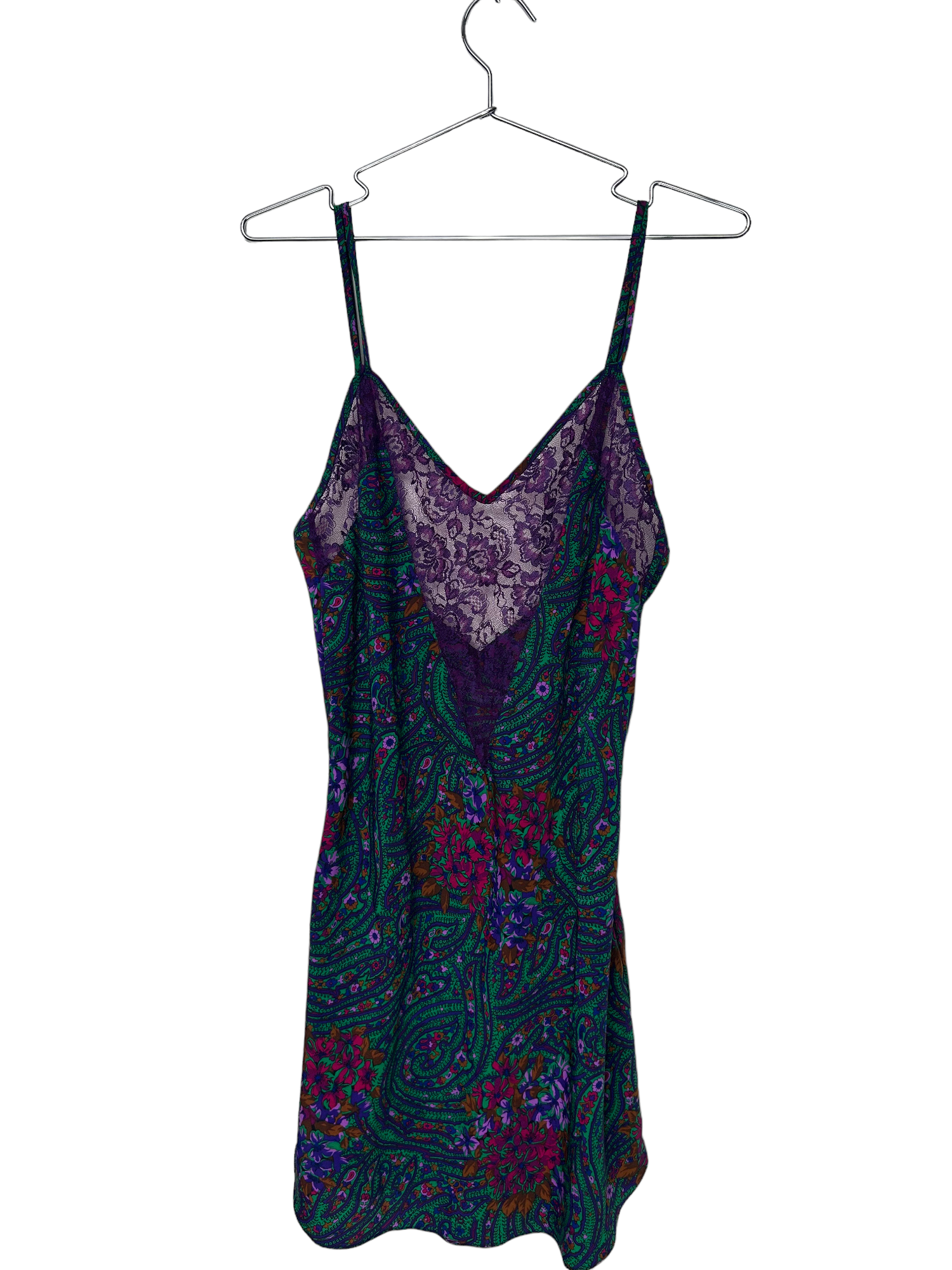 Multicolor & Purple Lace Dress