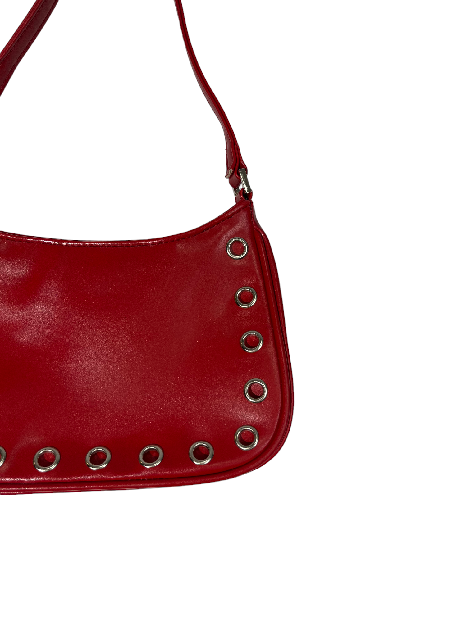 Red Eyelet Purse