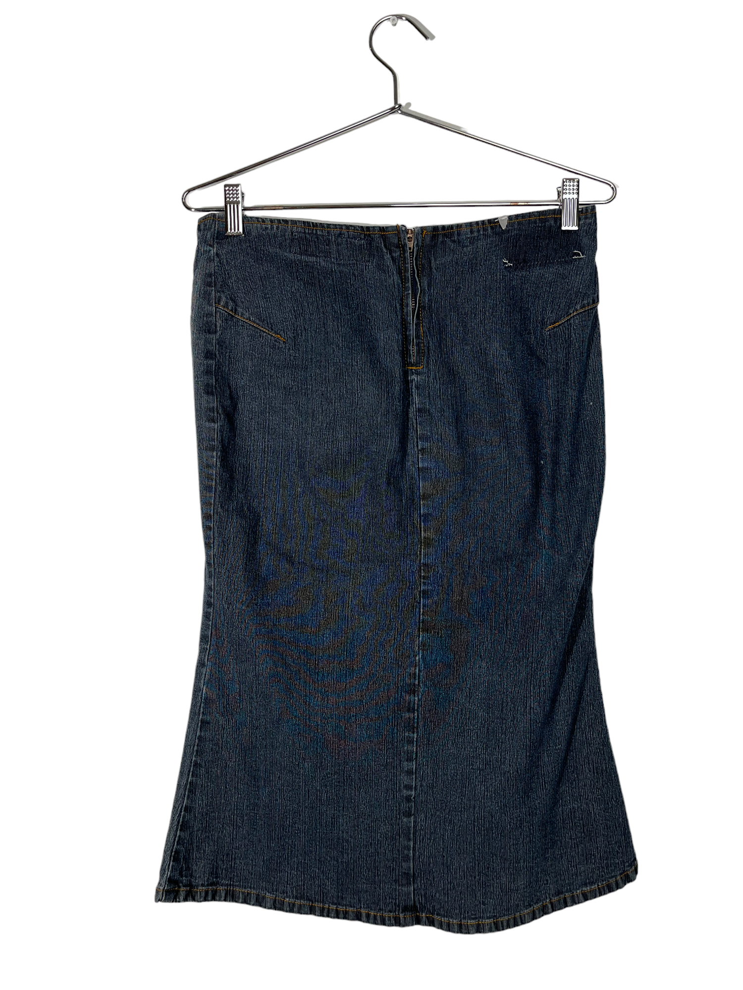 Crest Denim Skirt