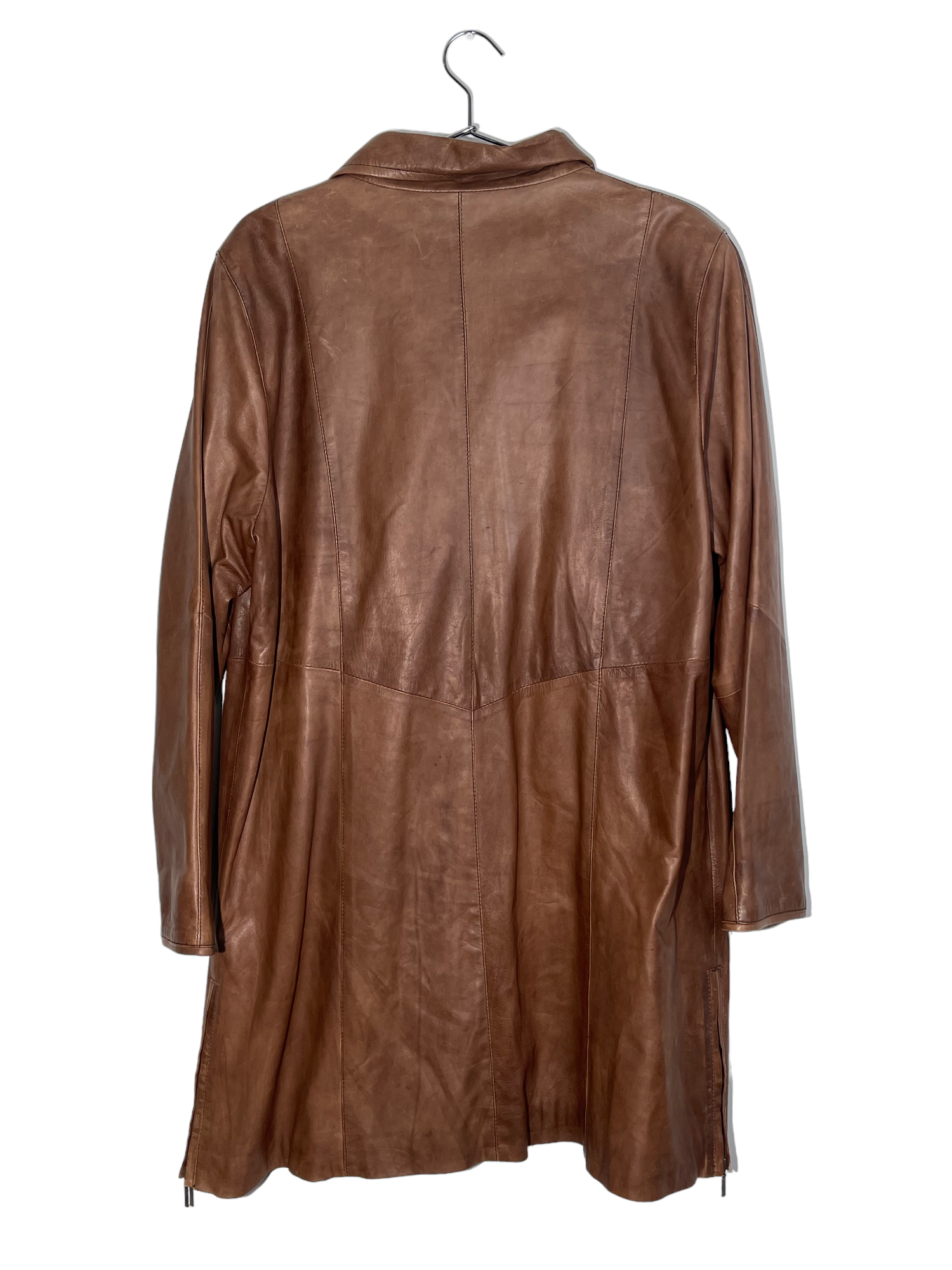 Light Brown Leather Coat