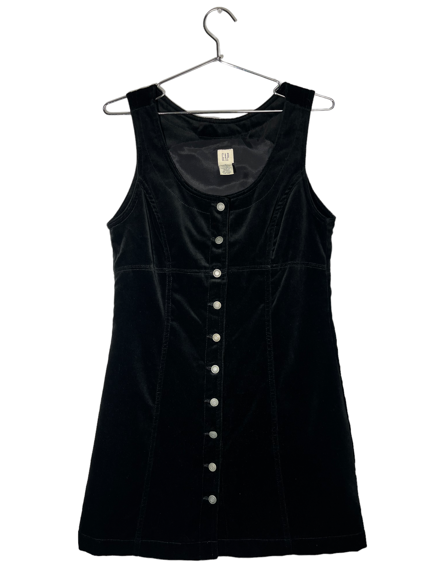 Black Vintage Gap Buttoned Dress