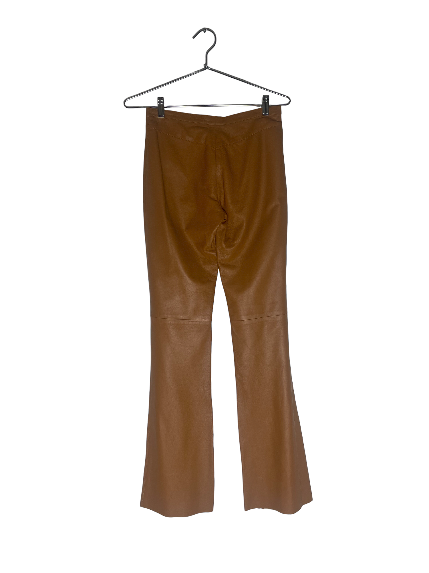Caramel Brown Leather Pants