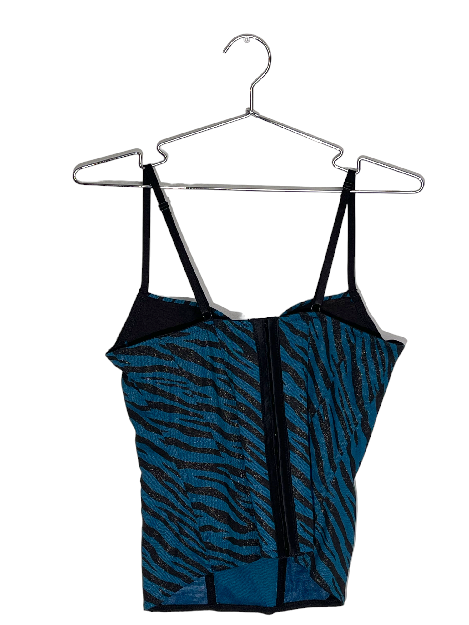 Blue Zebra Bustier