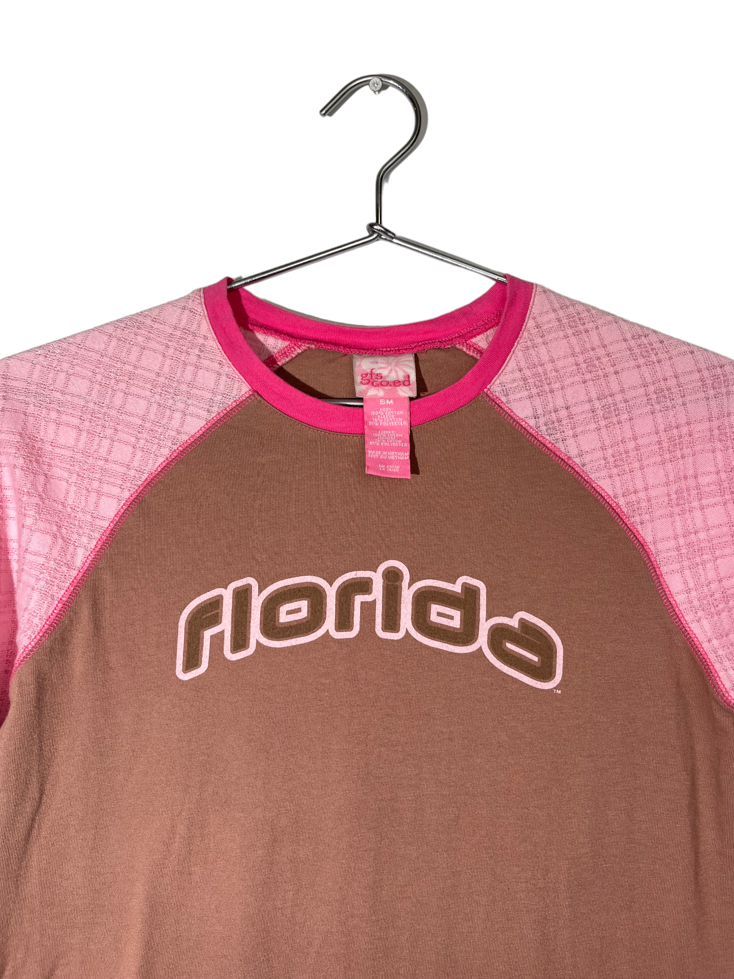 "Florida" Color Block Longsleeve Tee