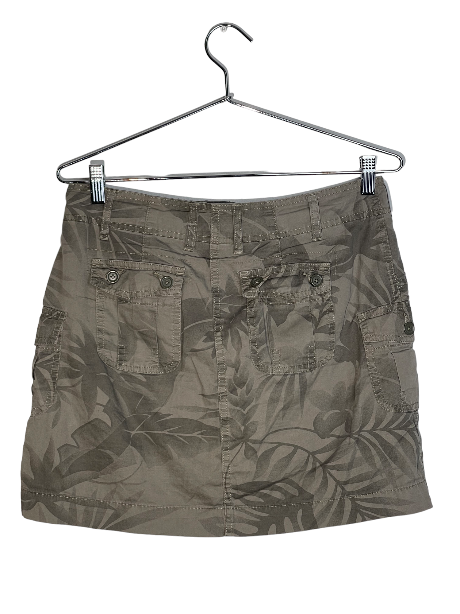 Cargo Printed Short Skirt