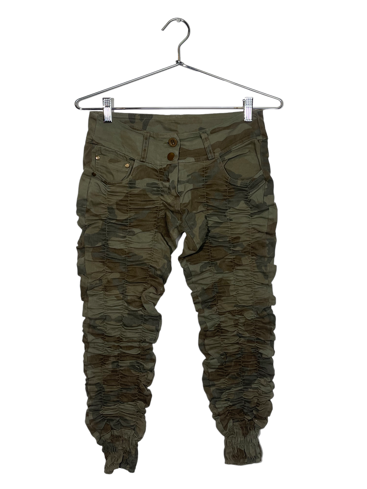 Rouged Camo Capris