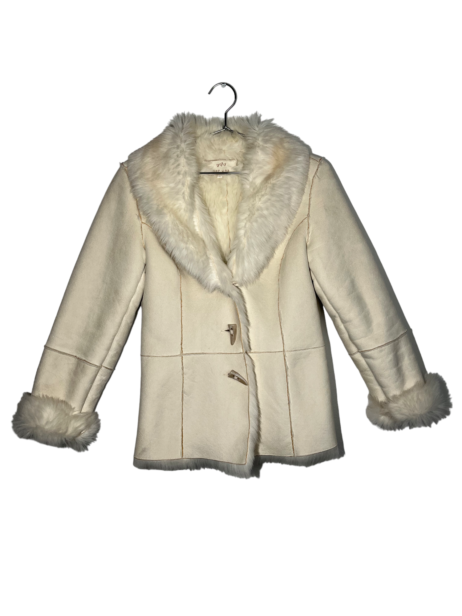 Cream Furry Winter Coat