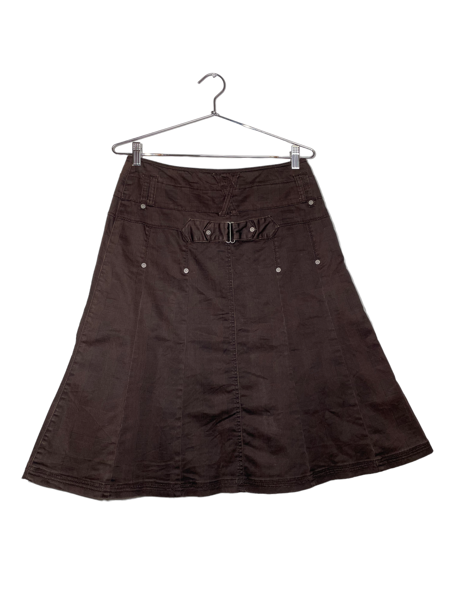 Y2K Cargo Midi Skirt