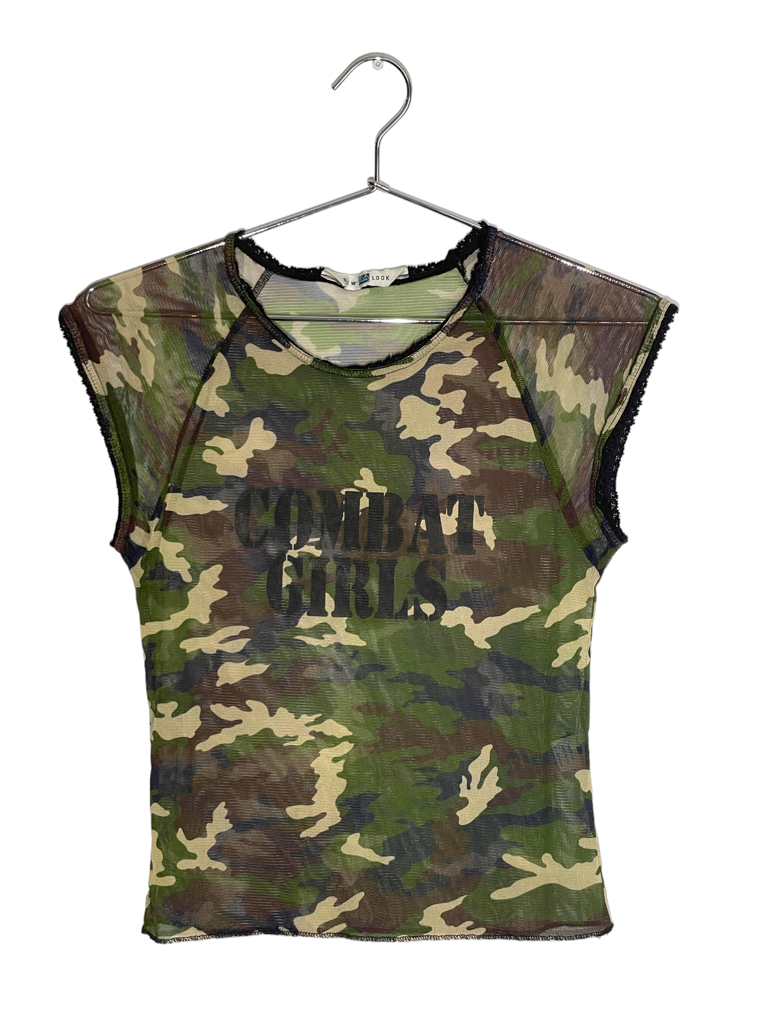 Camo  Print Mesh Tee