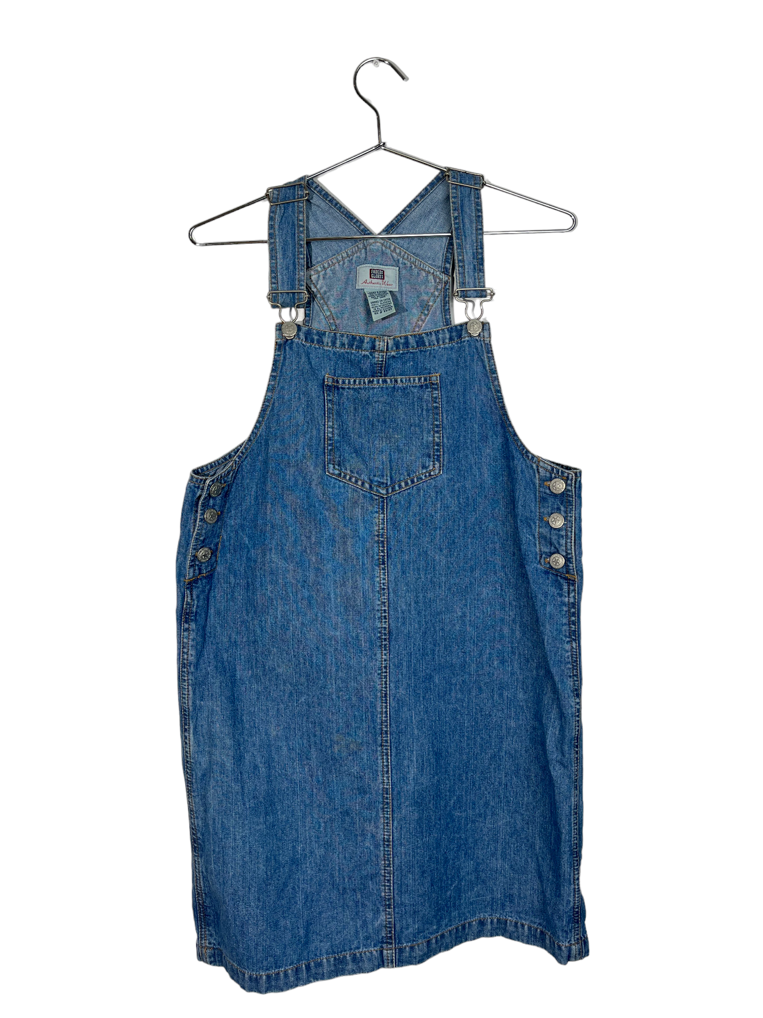 Blue Denim Overalls Dress