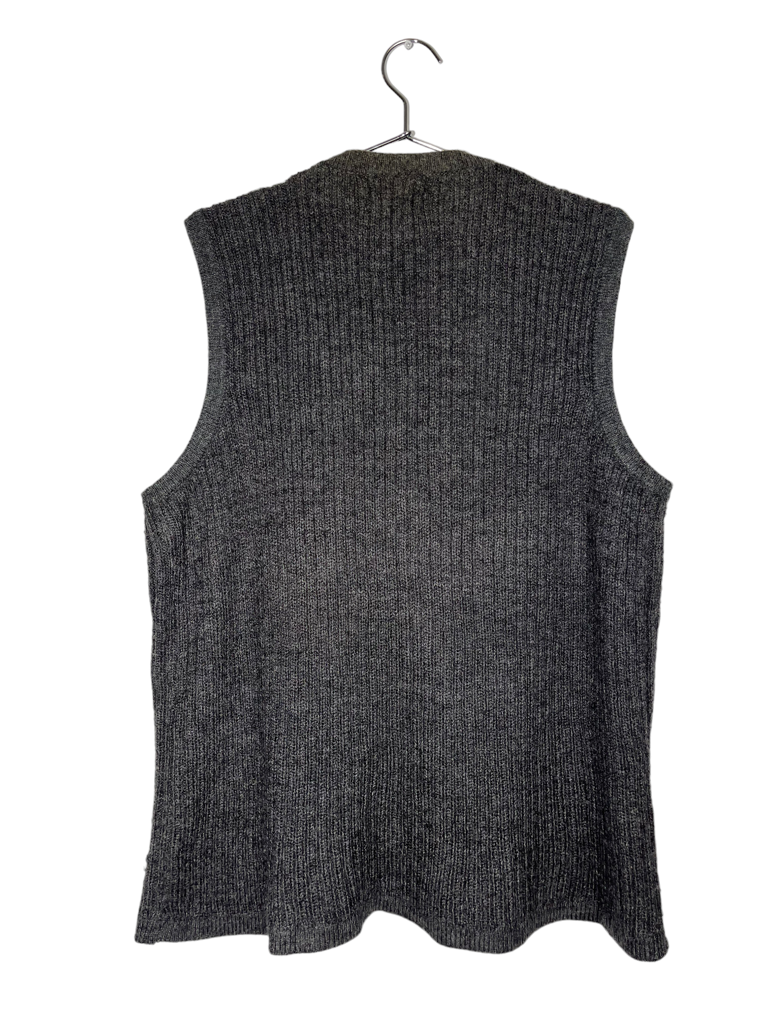 Grey Buttoned Vest