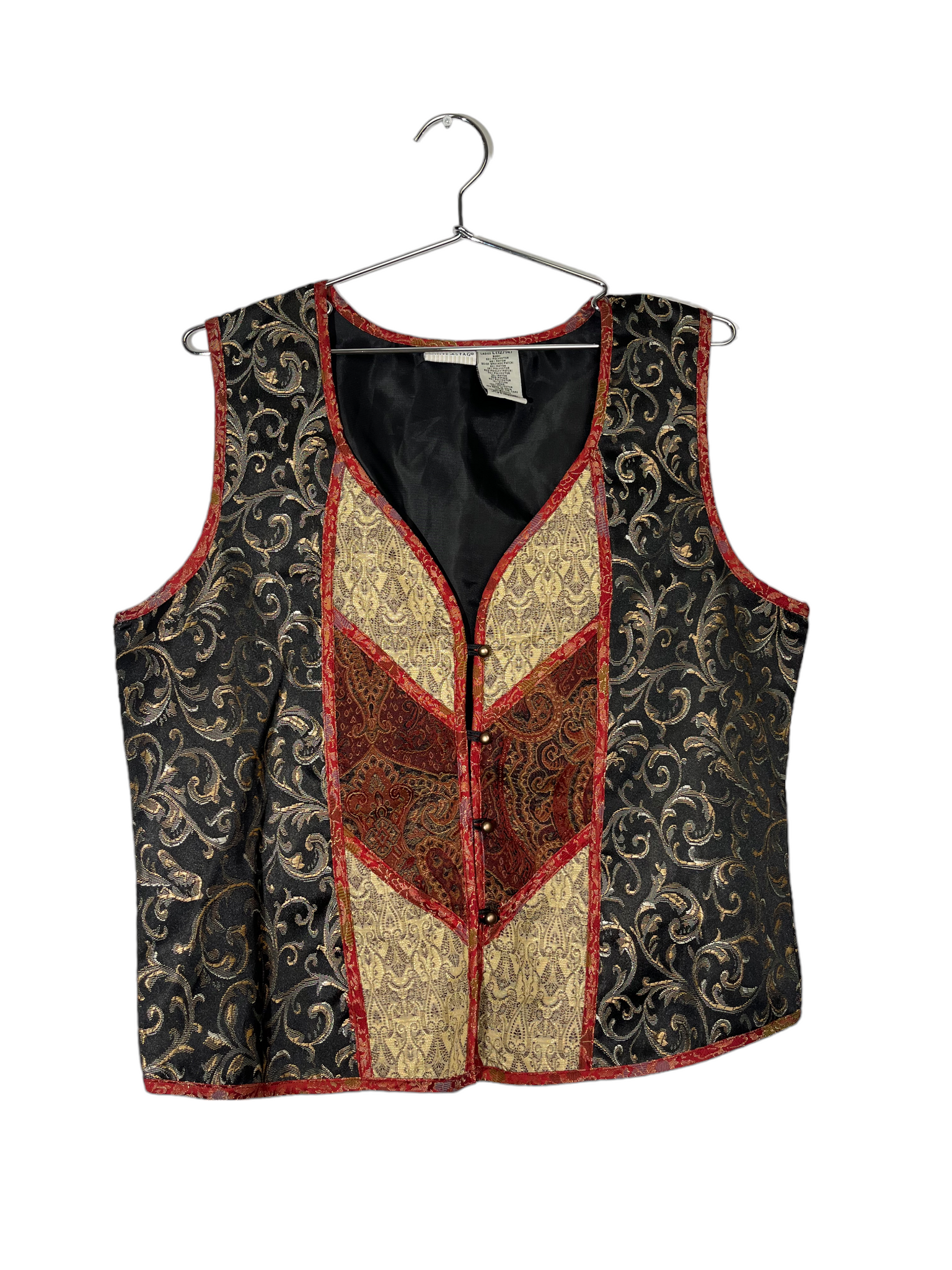 Patchwork Pattern Vest