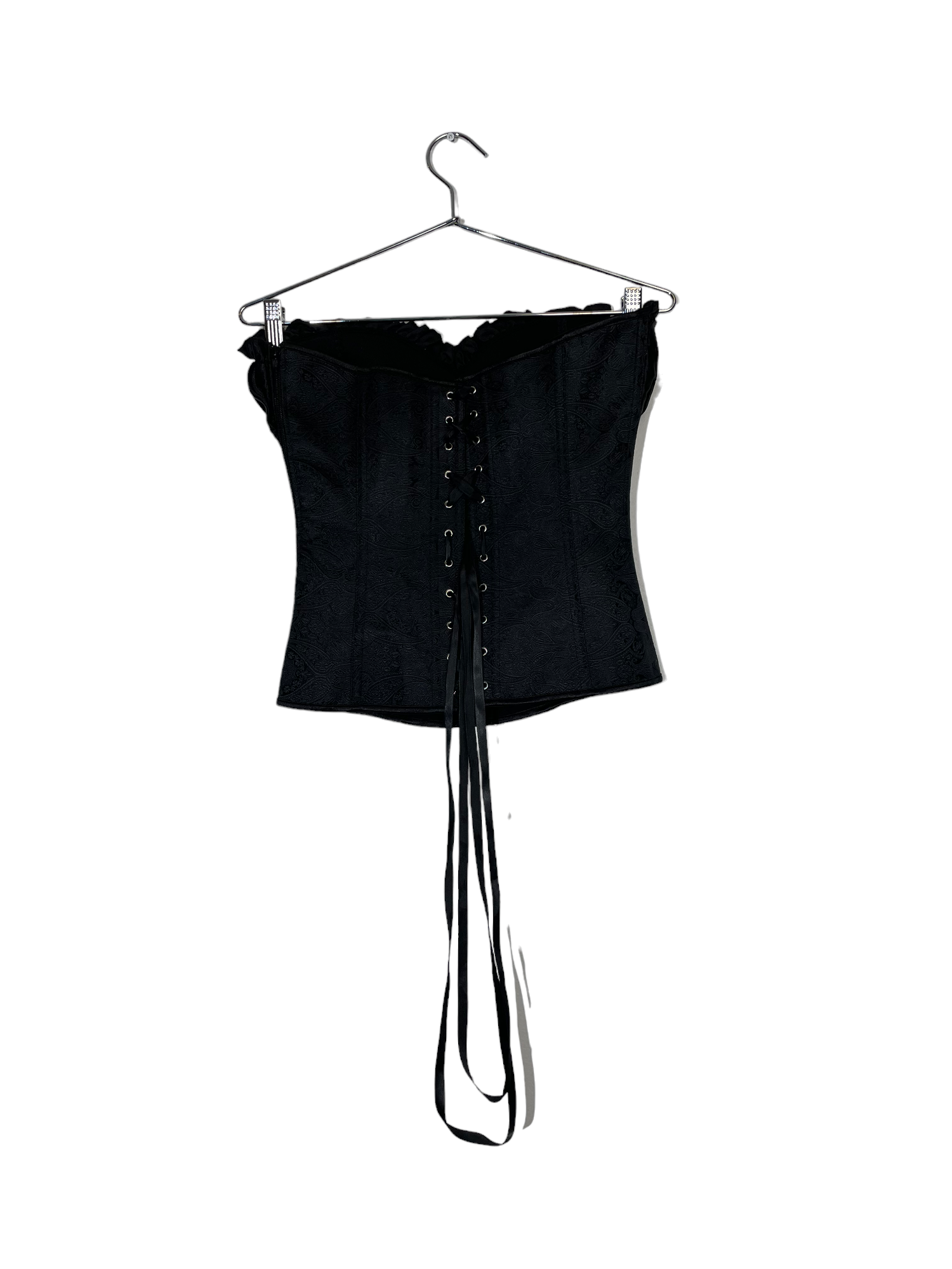 Vintage Lace-Up Overbust Corset