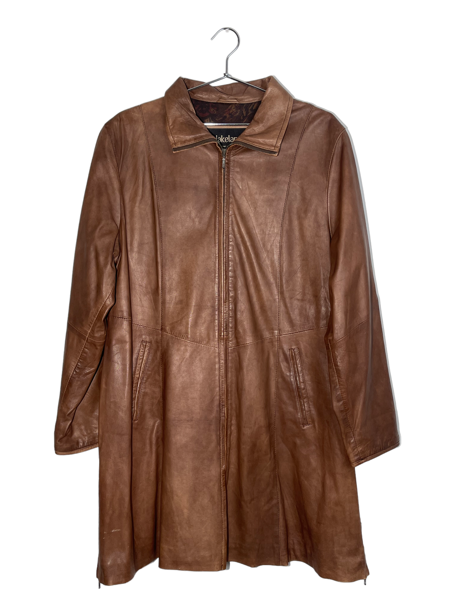 Light Brown Leather Coat